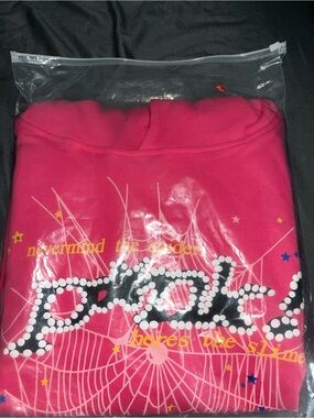 Pink Sp5der Hoodie